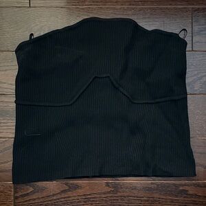 Dynamite Black Ribbed Tank Top